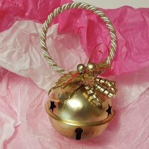 Gold Decorative Bell Ornament For Door Knob